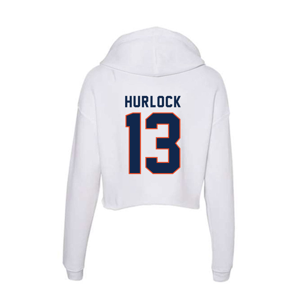 Virginia - NCAA Men's Soccer : Stephen Hurlock - Women's Crop Fleece Hoodie-1