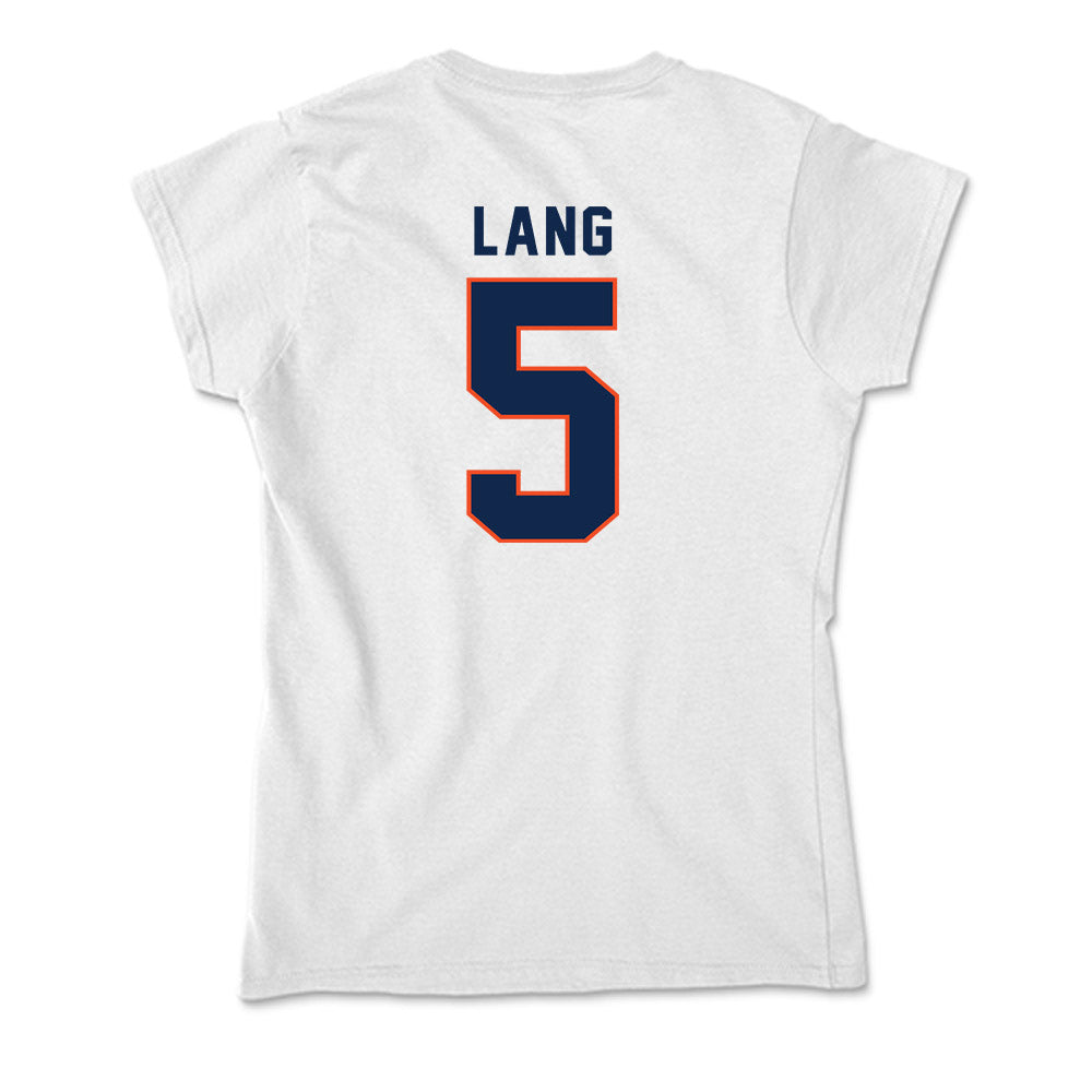 Virginia - NCAA Women's Volleyball : Caroline Lang - Soft Style Women’s T-Shirt-1