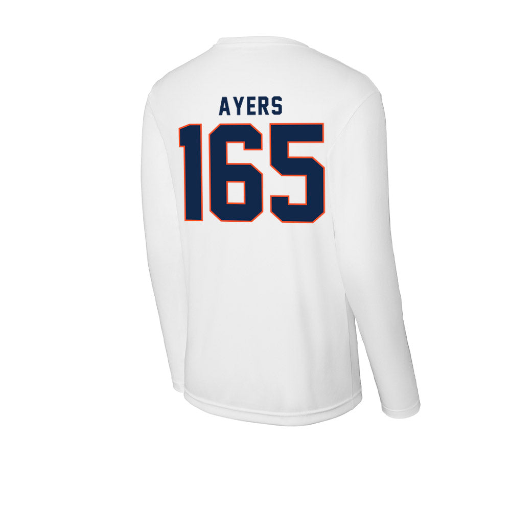 Virginia - NCAA Wrestling : Macon Ayers - Activewear Long Sleeve T-Shirt-1