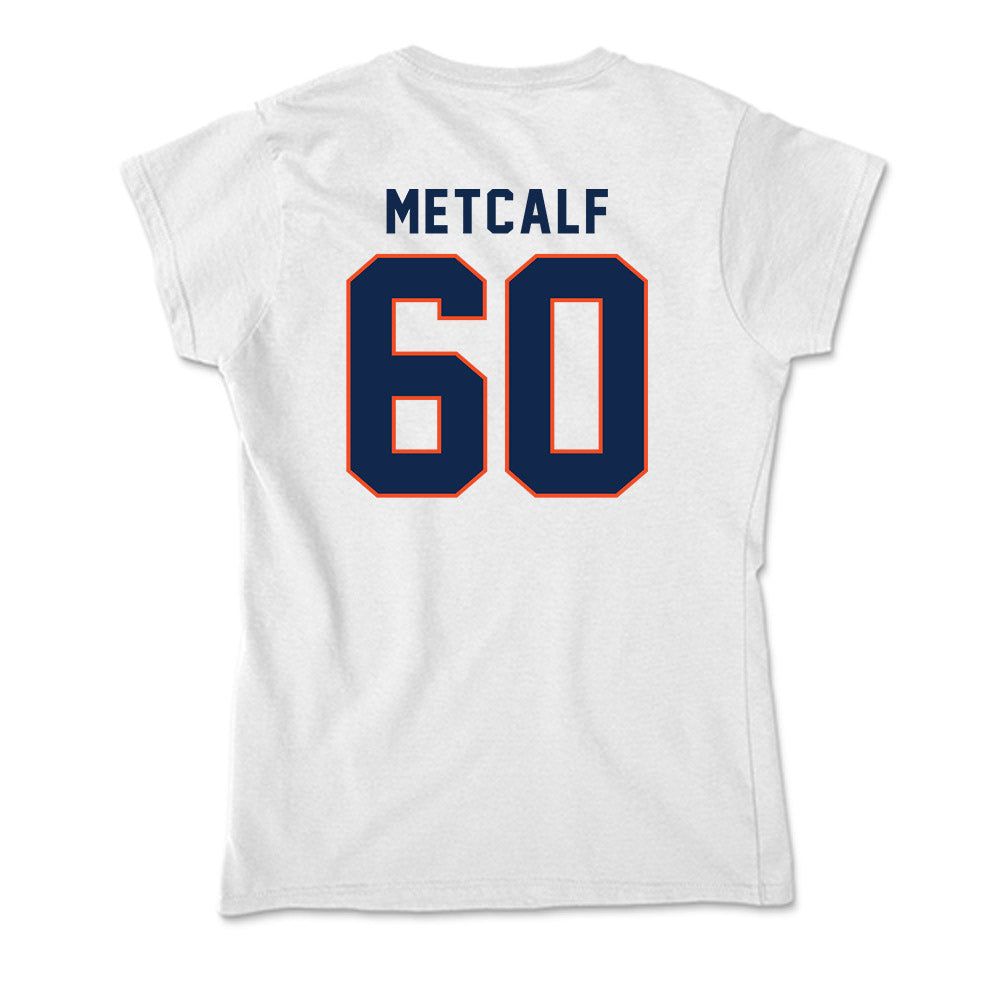 Virginia - NCAA Football : Drake Metcalf - Soft Style Women’s T-Shirt-1