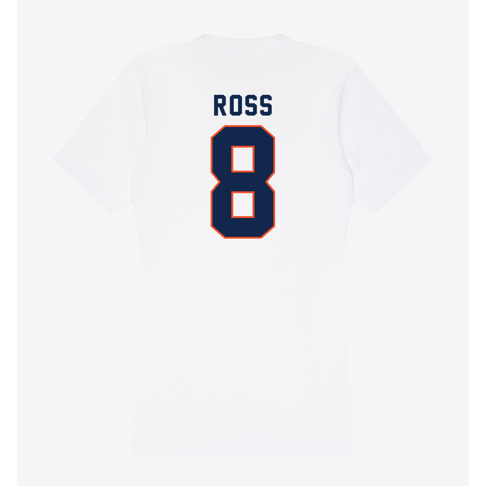 Virginia - NCAA Women's Soccer : Allie Ross - Women's V-Neck T-Shirt-1
