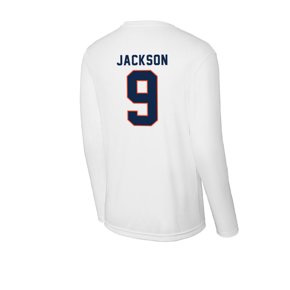 Virginia - NCAA Football : Jermarian Jackson - Activewear Long Sleeve T-Shirt-1