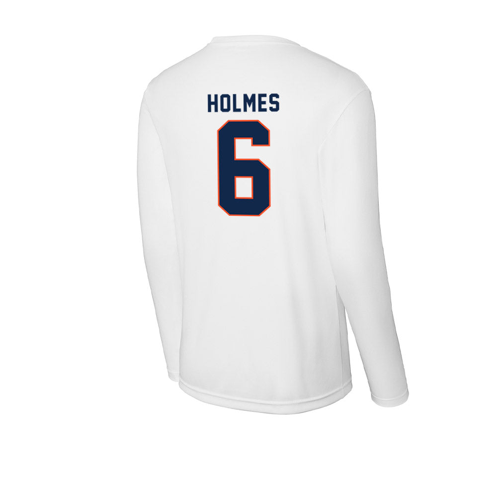 Virginia - NCAA Baseball : RJ Holmes - Activewear Long Sleeve T-Shirt-1