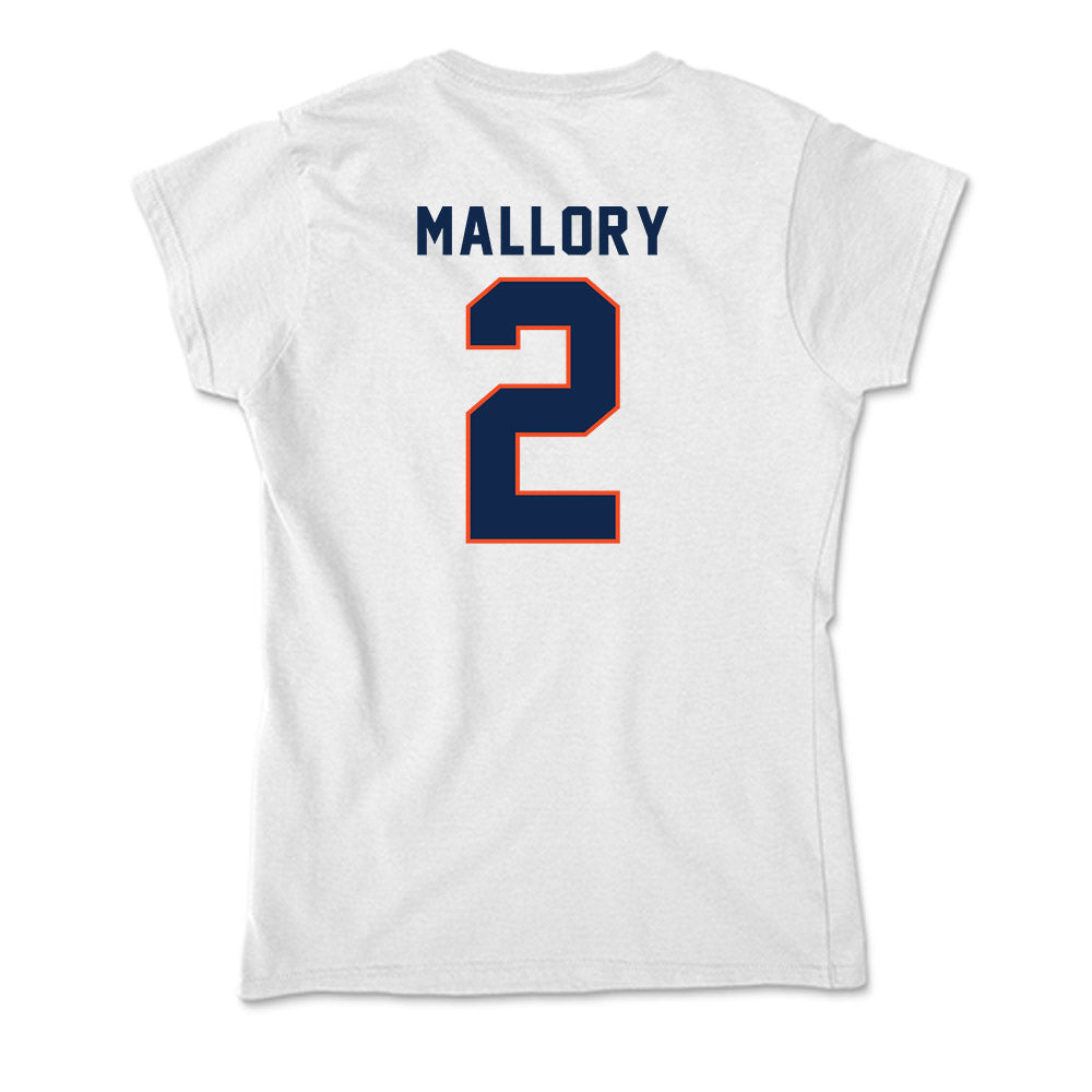 Virginia - NCAA Men's Basketball : Chance Mallory - Soft Style Women’s T-Shirt-1