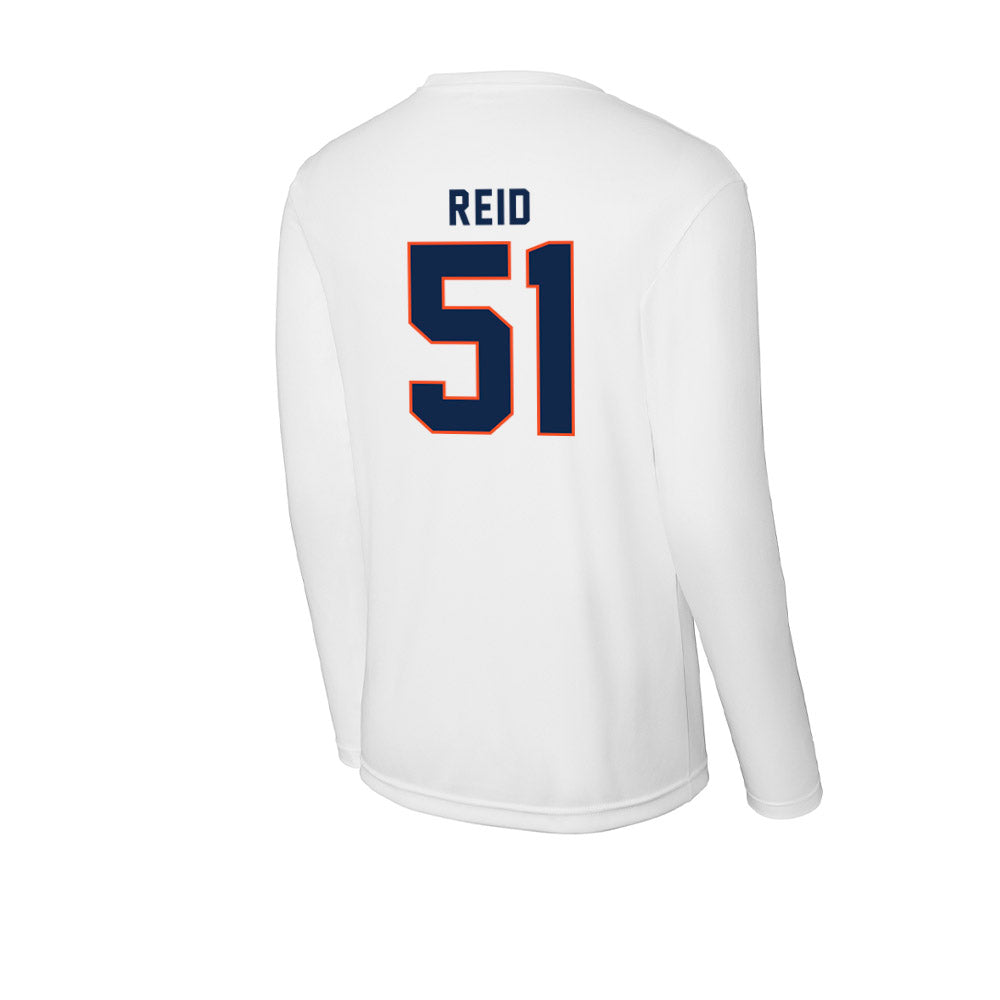 Virginia - NCAA Football : Grayson Reid - Activewear Long Sleeve T-Shirt-1
