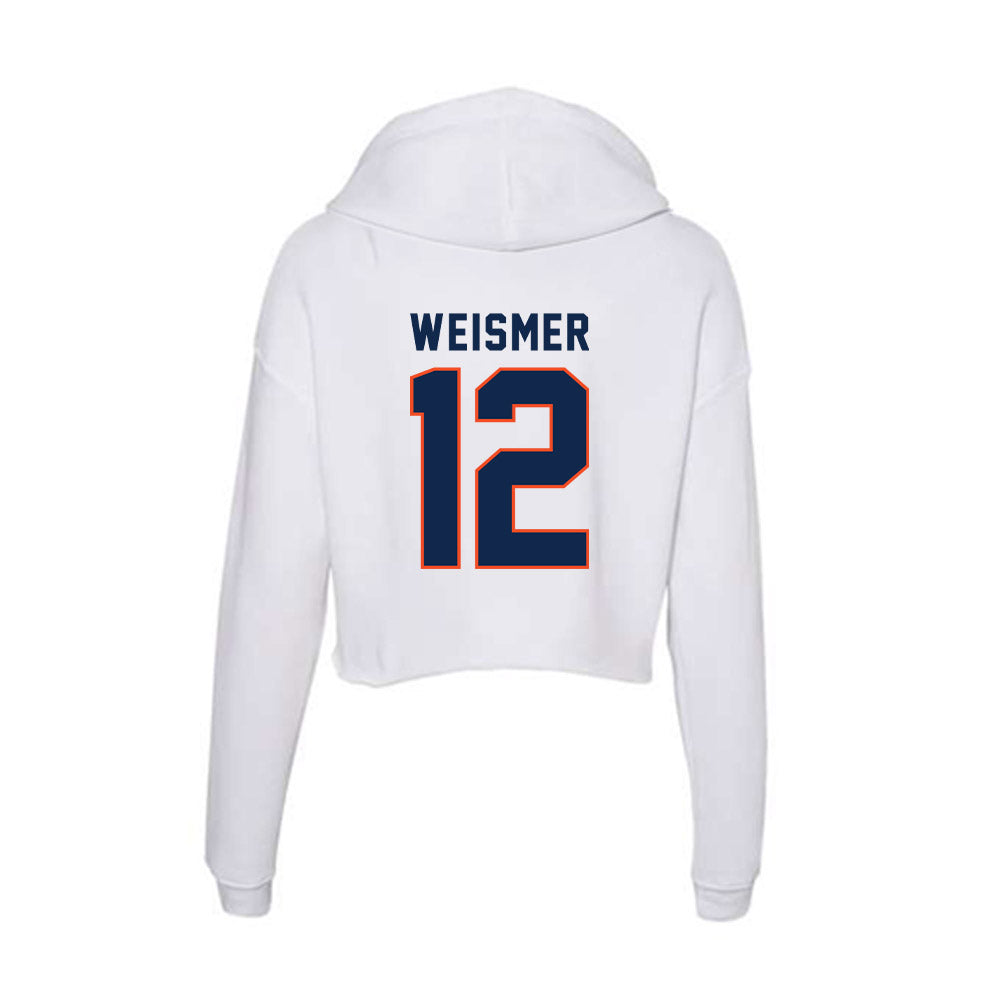 Virginia - NCAA Softball : Hannah Weismer - Women's Crop Fleece Hoodie-1