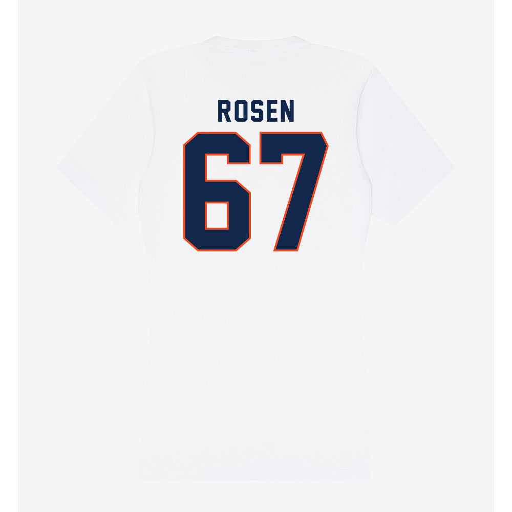 Virginia - NCAA Football : Will Rosen - Women's V-Neck T-Shirt-1