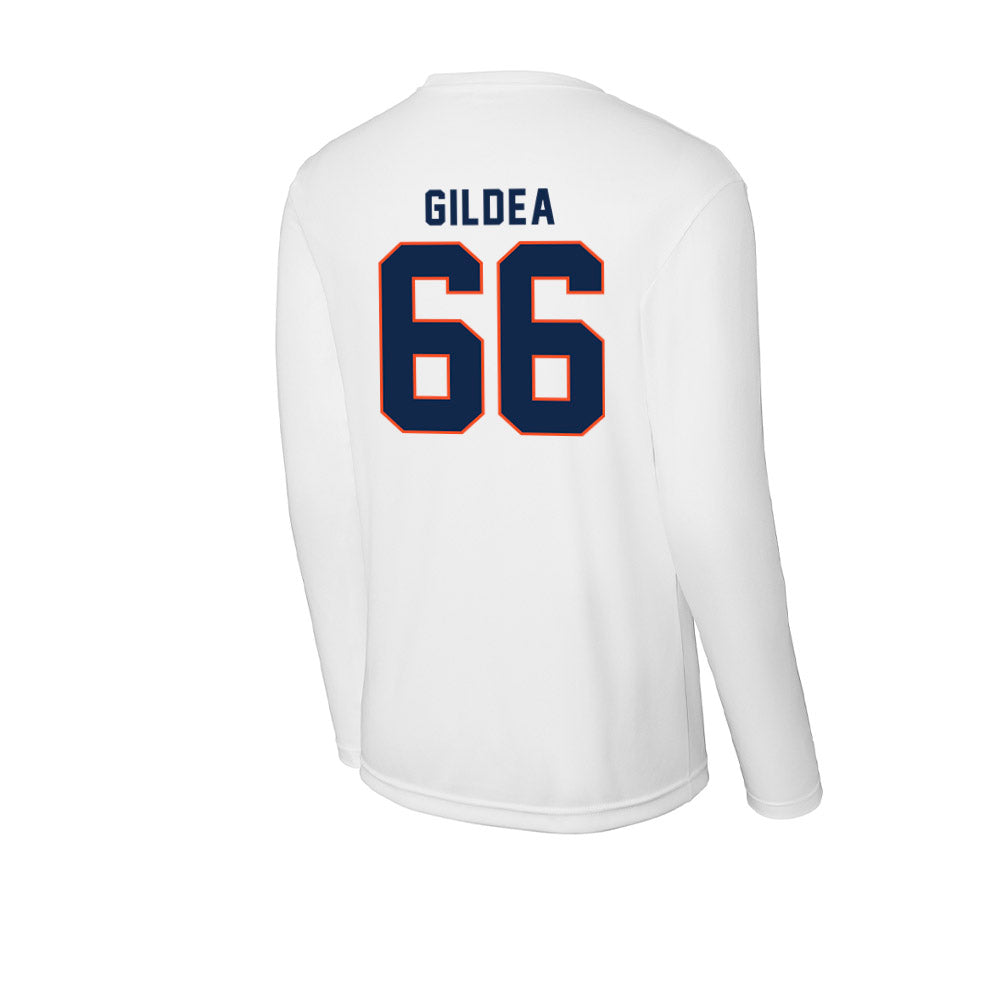 Virginia - NCAA Football : Michael Gildea - Activewear Long Sleeve T-Shirt-1