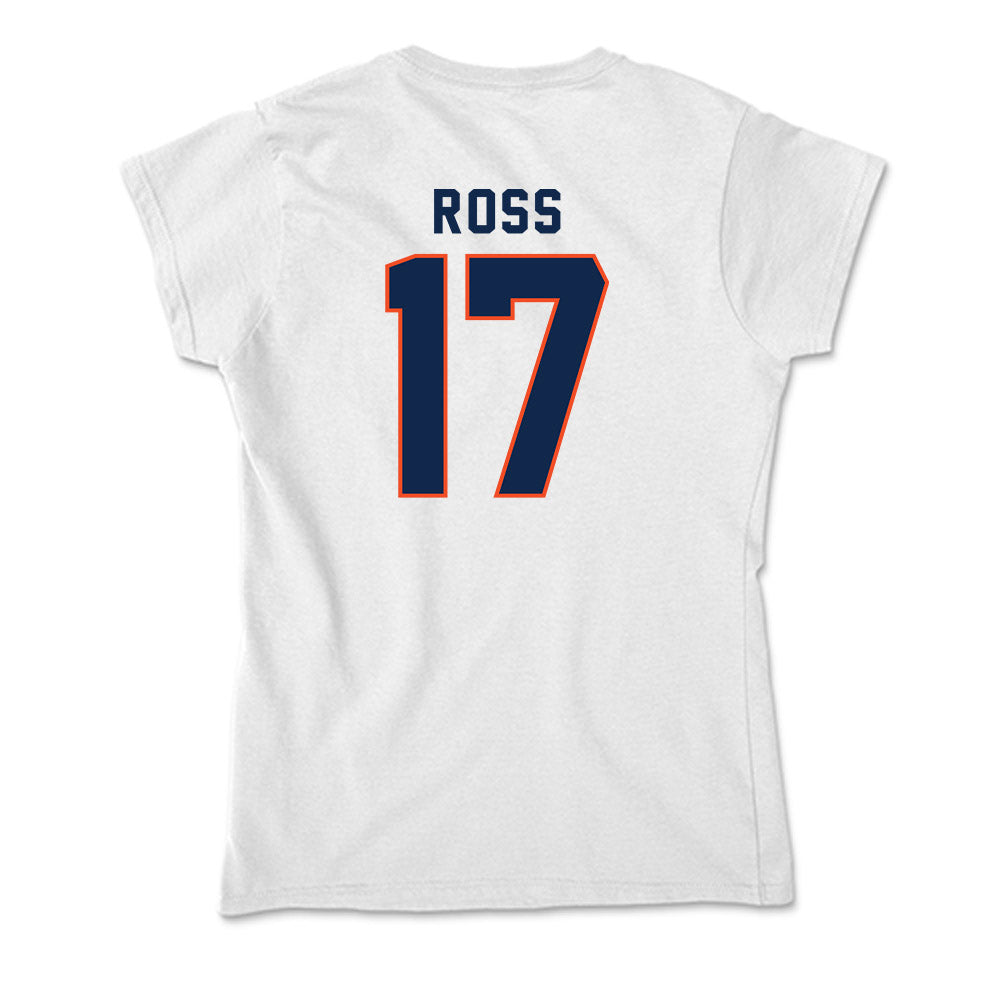 Virginia - NCAA Football : Justin Ross - Soft Style Women’s T-Shirt-1