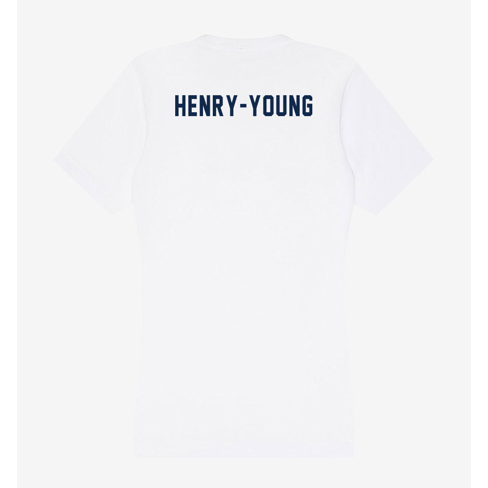 Virginia - NCAA Football : Darrion Henry-Young - Women's V-Neck T-Shirt-1