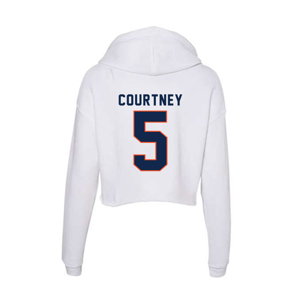 Virginia - NCAA Football : Kameron Courtney - Women's Crop Fleece Hoodie-1
