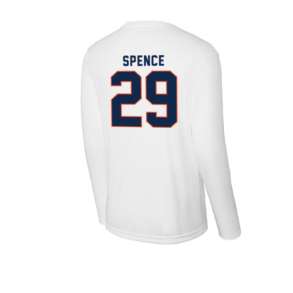Virginia - NCAA Football : Chris Spence - Activewear Long Sleeve T-Shirt-1
