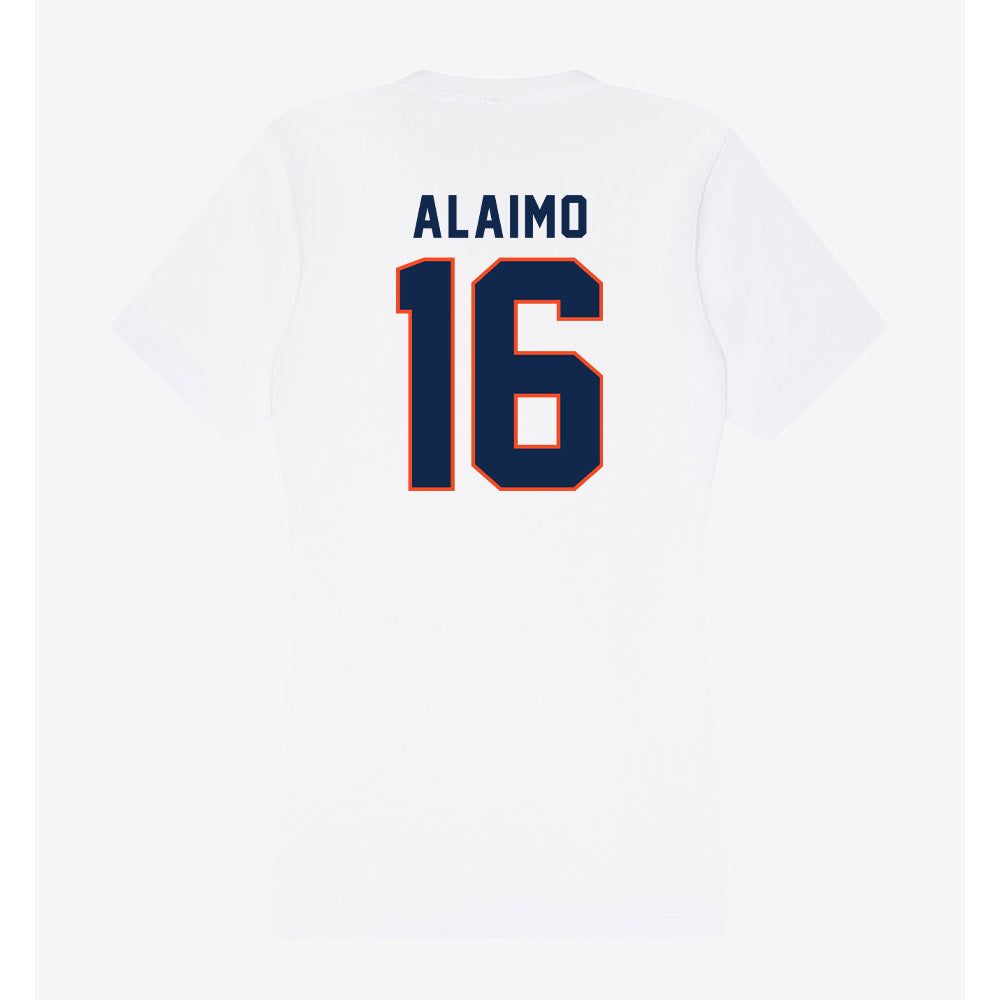 Virginia - NCAA Women's Lacrosse : Madison Alaimo - Women's V-Neck T-Shirt-1