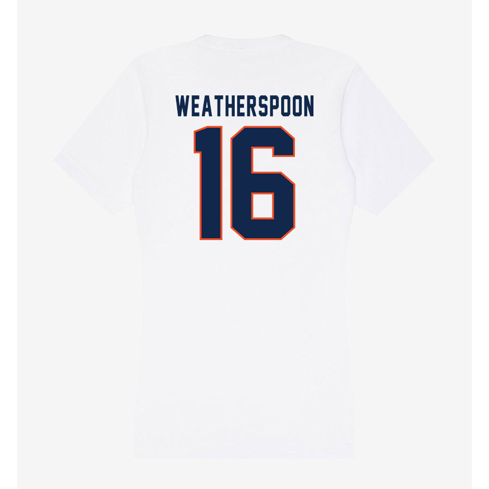Virginia - NCAA Baseball : Jake Weatherspoon - Women's V-Neck T-Shirt-1