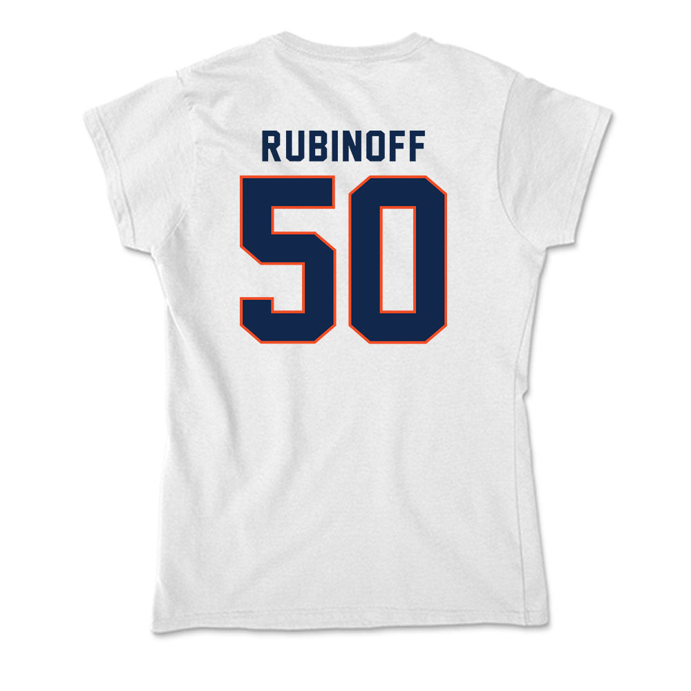 Virginia - NCAA Football : Wyatt Rubinoff - Soft Style Women’s T-Shirt-1