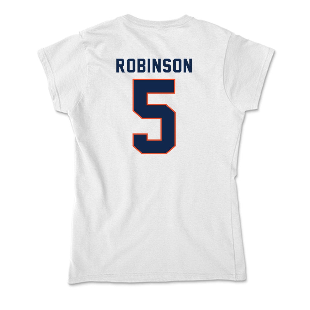 Virginia - NCAA Football : Kam Robinson - Soft Style Women’s T-Shirt-1