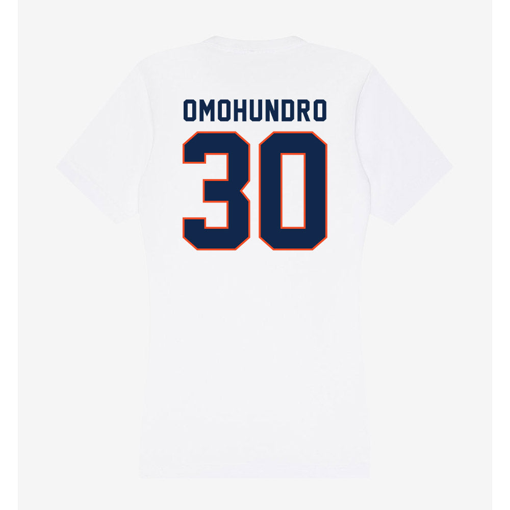 Virginia - NCAA Football : Henry Omohundro - Women's V-Neck T-Shirt-1
