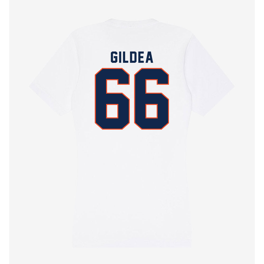 Virginia - NCAA Football : Michael Gildea - Women's V-Neck T-Shirt-1