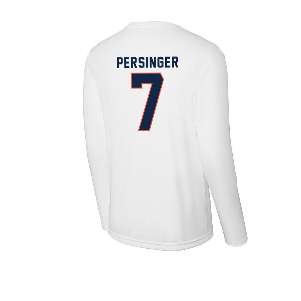 Virginia - NCAA Football : Josiah Persinger - Activewear Long Sleeve T-Shirt-1