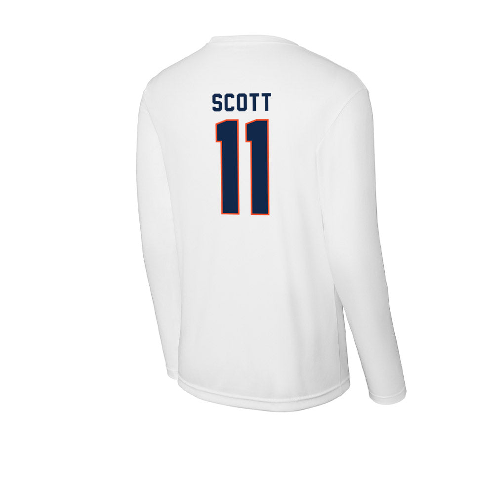 Virginia - NCAA Women's Volleyball : Hannah Scott - Activewear Long Sleeve T-Shirt-1