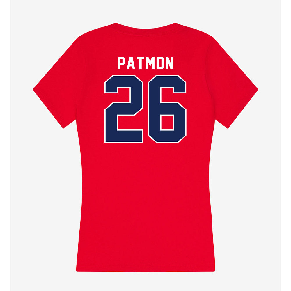 Arizona - NCAA Football : Coleman Patmon - Women's V-Neck T-Shirt-1