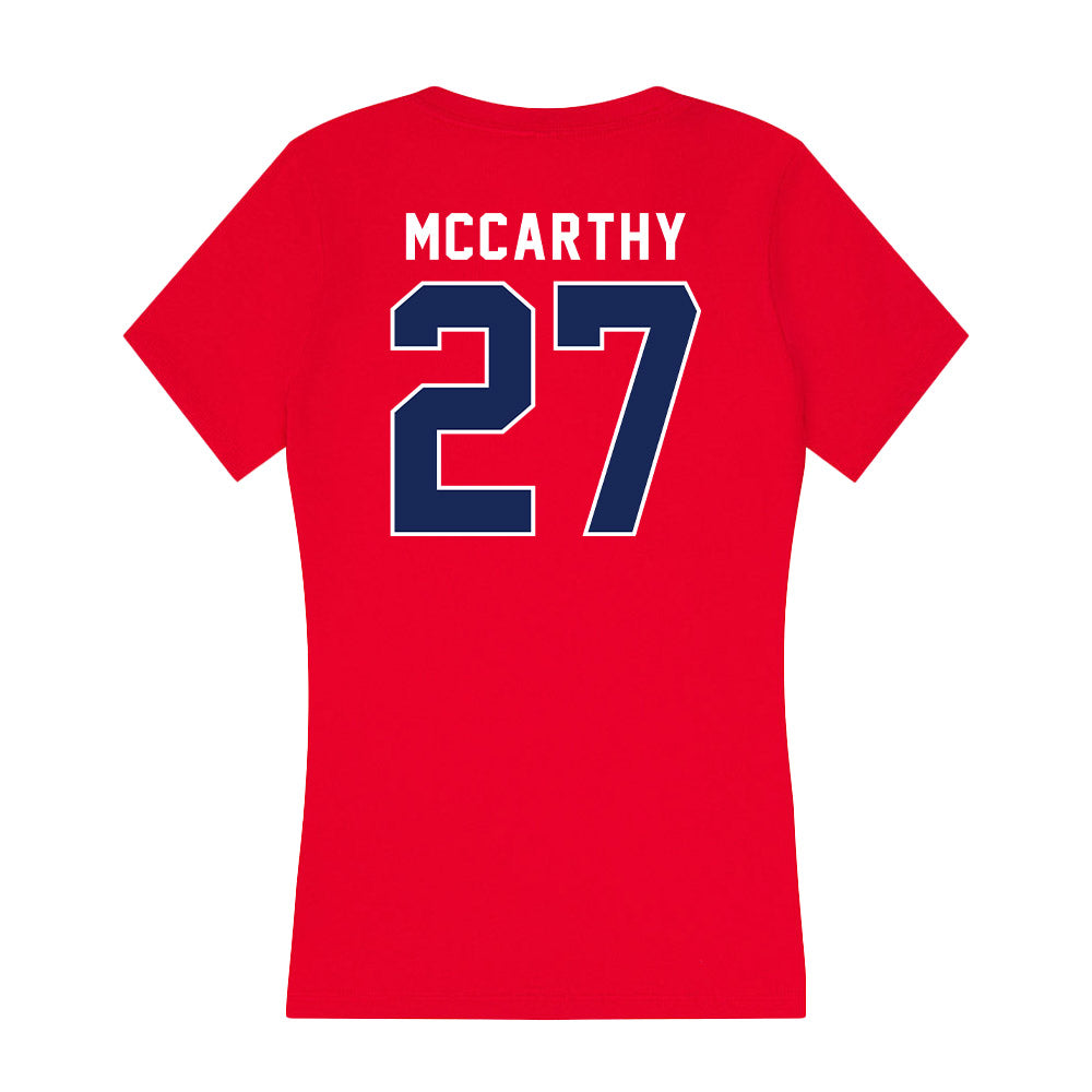 Arizona - NCAA Women's Soccer : Evie McCarthy - Women's V-Neck T-Shirt-1