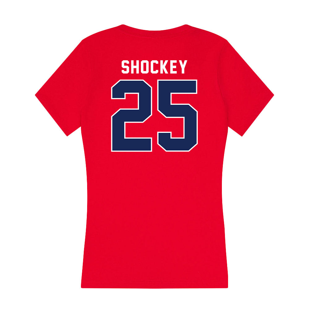 Arizona - NCAA Softball : Regan Shockey - Women's V-Neck T-Shirt-1