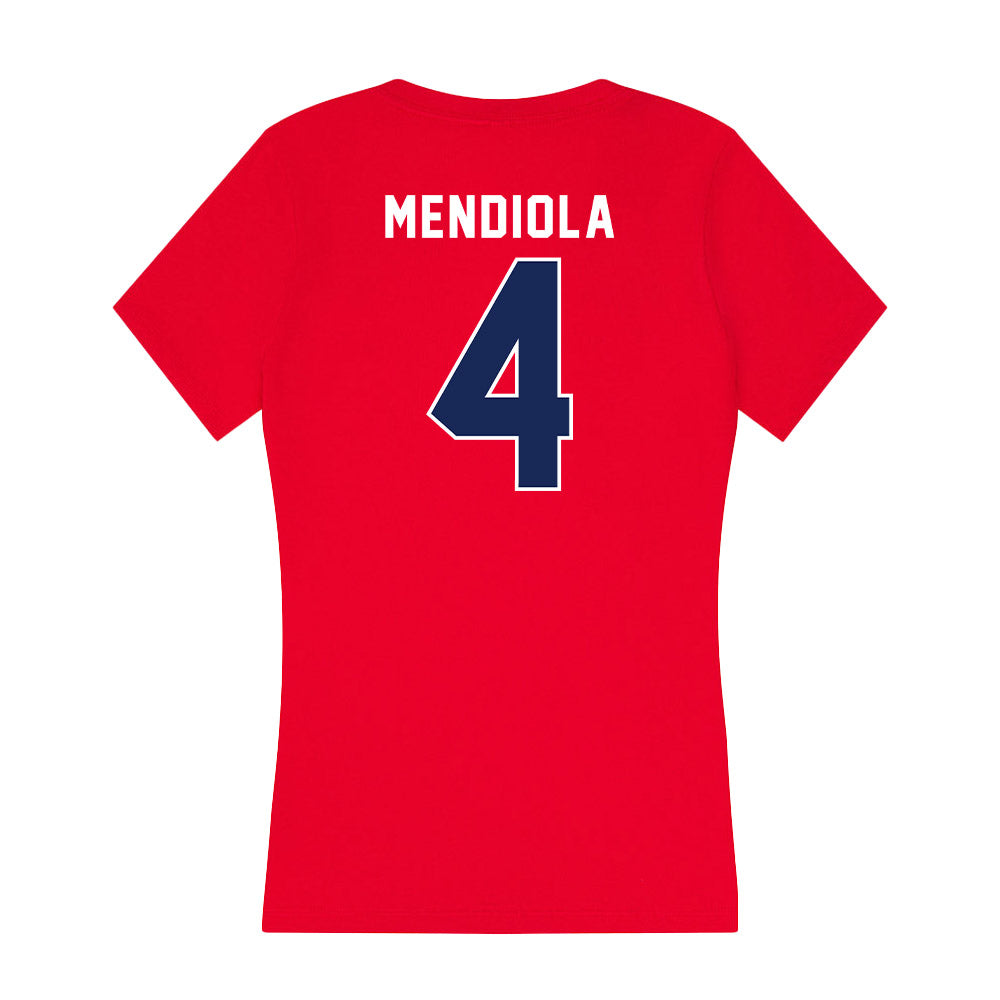 Arizona - NCAA Women's Soccer : Zoe Mendiola - Women's V-Neck T-Shirt-1