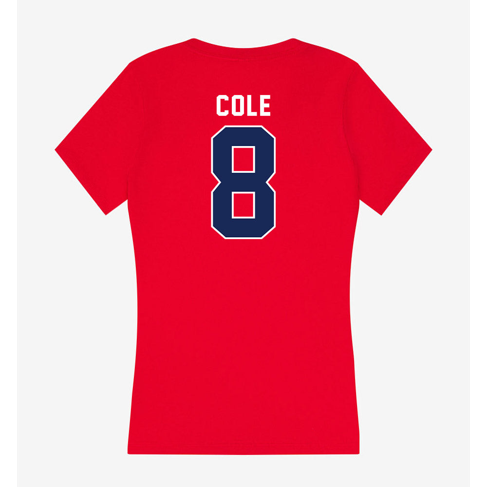 Arizona - NCAA Football : JayVion Cole - Women's V-Neck T-Shirt-1