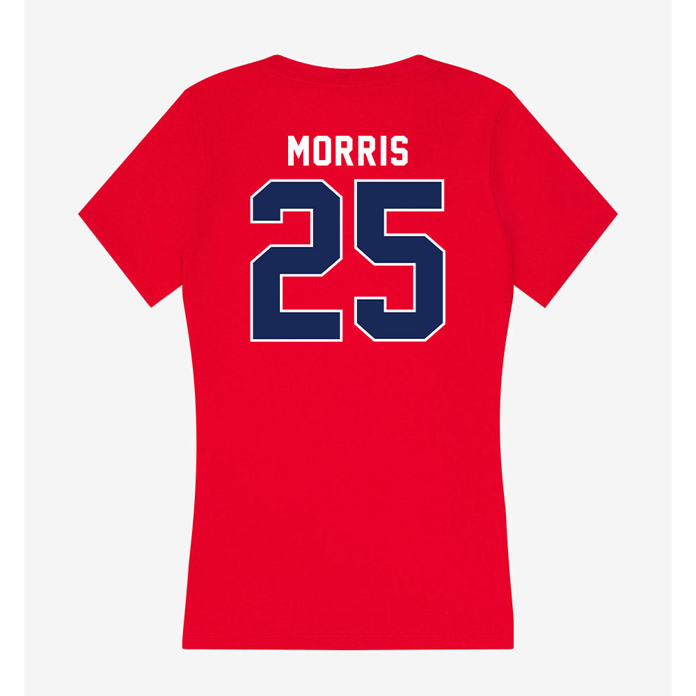 Arizona - NCAA Women's Basketball : Aliyahna Morris - Classic Shersey Women's V-Neck T-Shirt-1