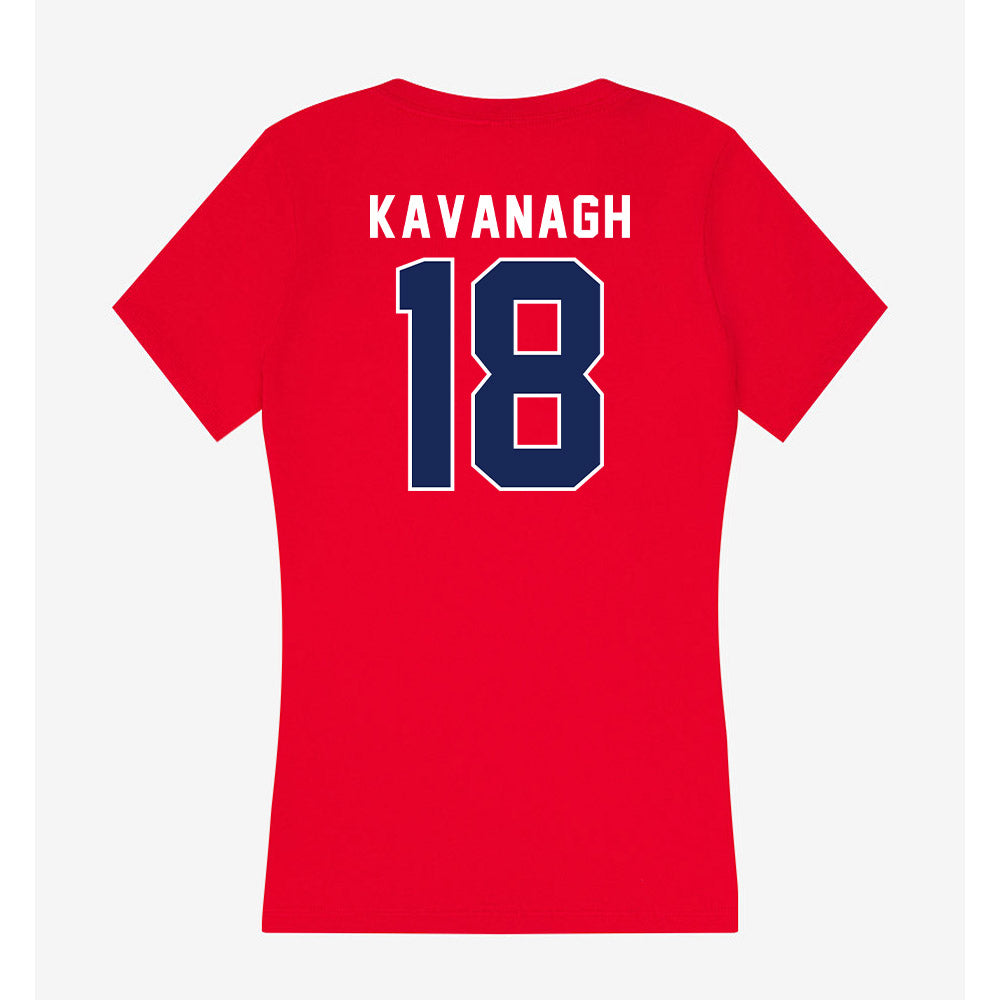 Arizona - NCAA Softball : Emma Kavanagh - Women's V-Neck T-Shirt-1