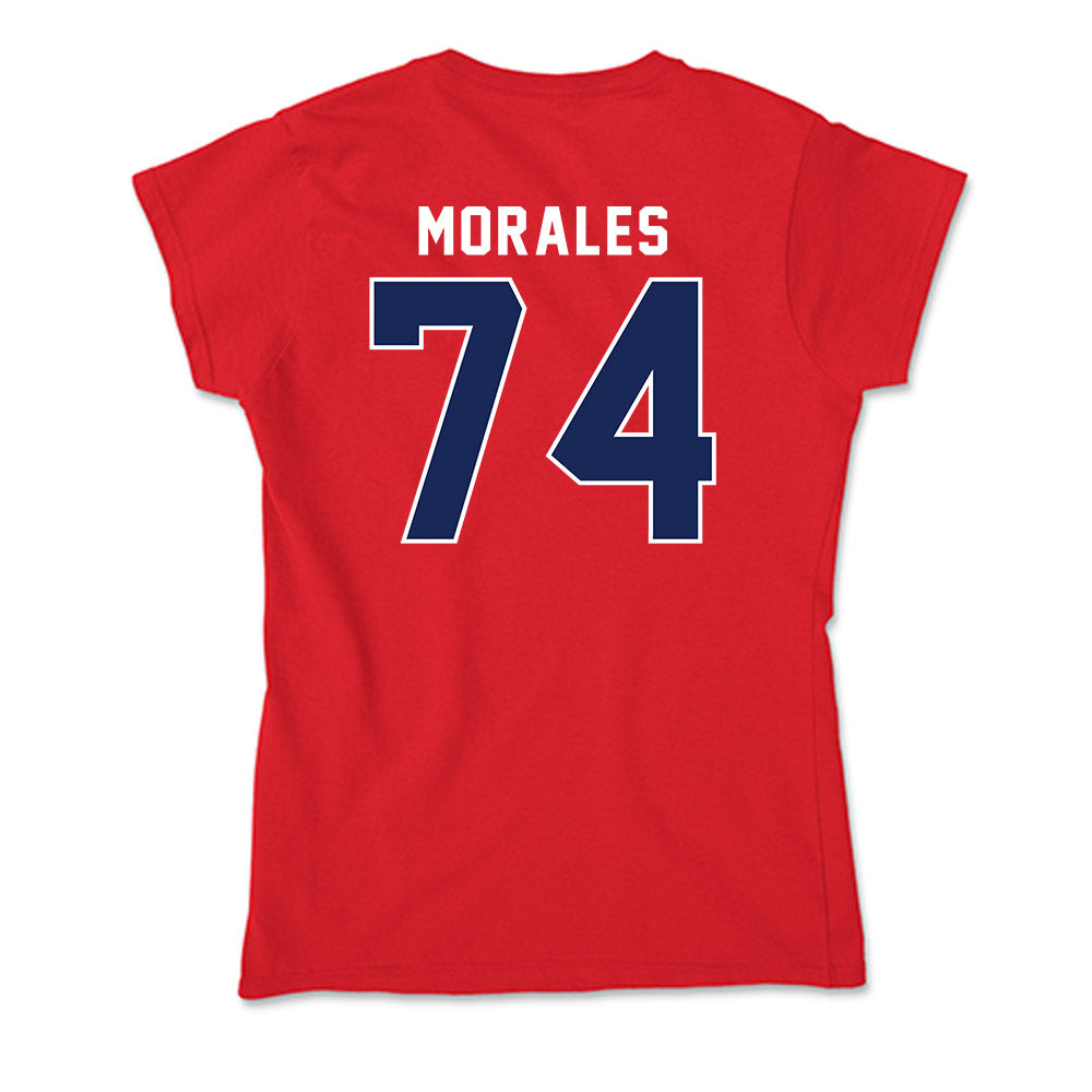 Arizona - NCAA Football : Justin Morales - Soft Style Women’s T-Shirt-1