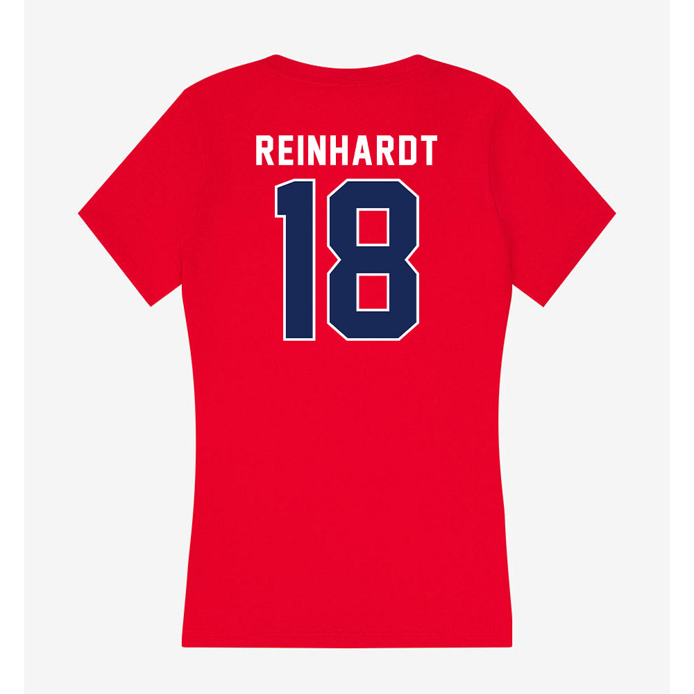 Arizona - NCAA Women's Soccer : Whitney Reinhardt - Women's V-Neck T-Shirt-1
