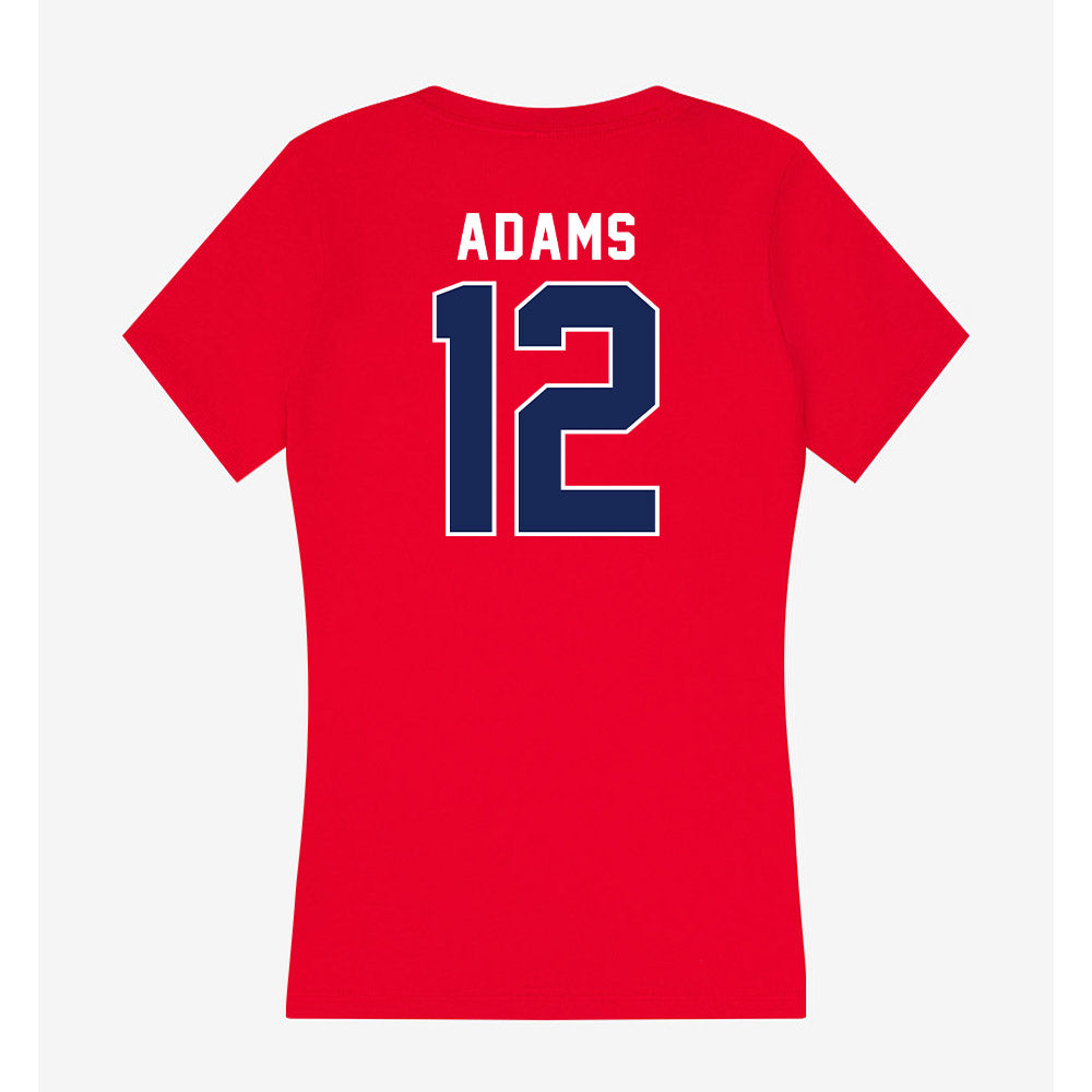 Arizona - NCAA Softball : Jalen Adams - Women's V-Neck T-Shirt-1
