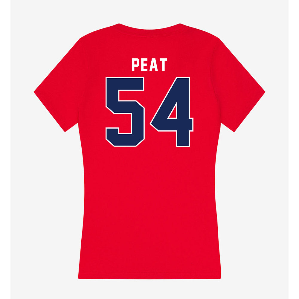 Arizona - NCAA Football : Keona Peat - Women's V-Neck T-Shirt-1