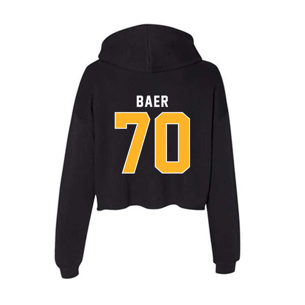 Pittsburgh - NCAA Football : Ryan Baer - Women's Crop Fleece Hoodie-1