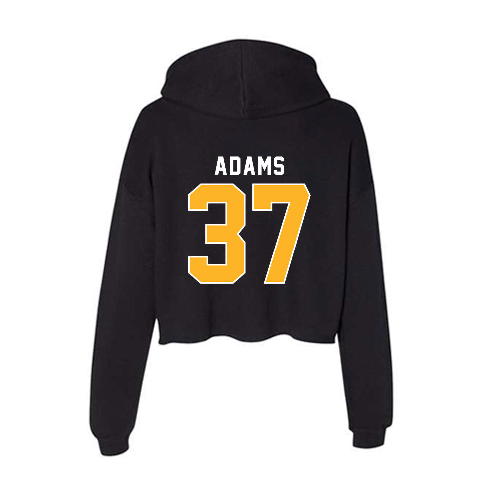 Pittsburgh - NCAA Baseball : JT Adams - Women's Crop Fleece Hoodie-1