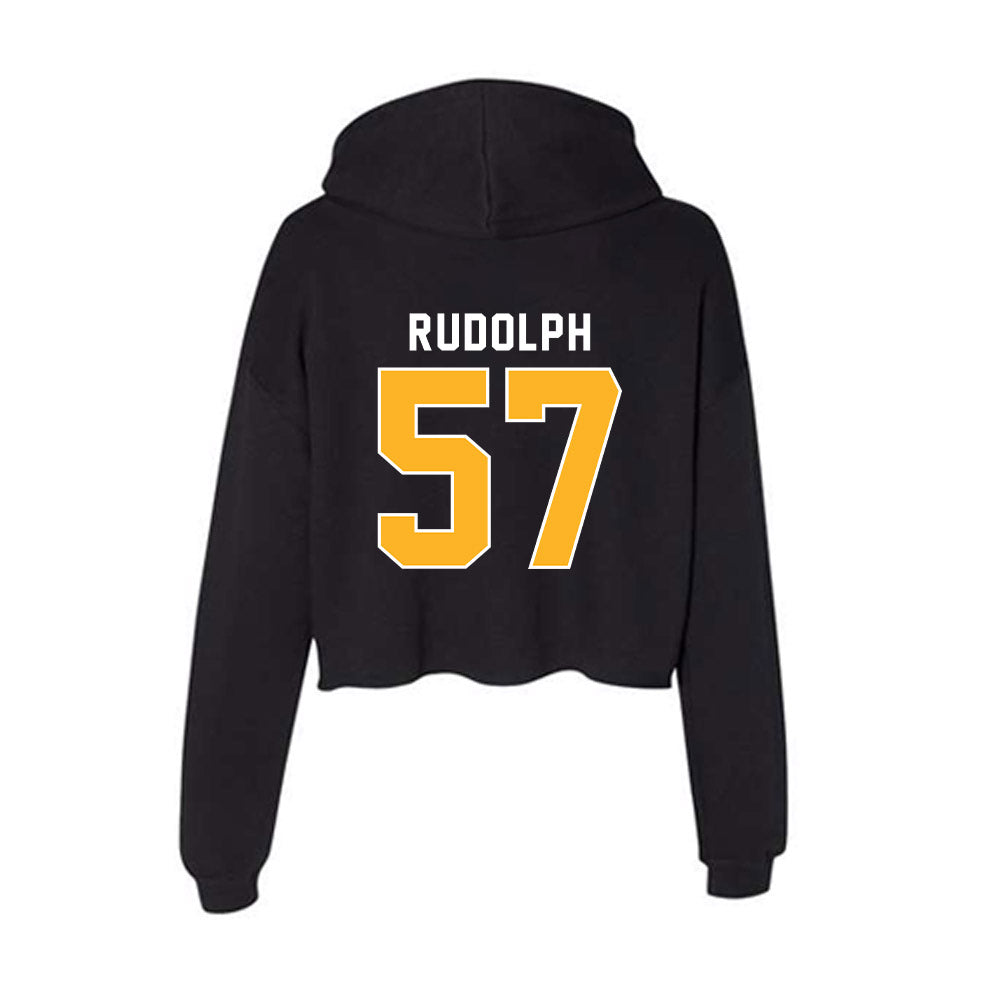 Pittsburgh - NCAA Football : Alexander Rudolph - Women's Crop Fleece Hooded Sweatshirt-1