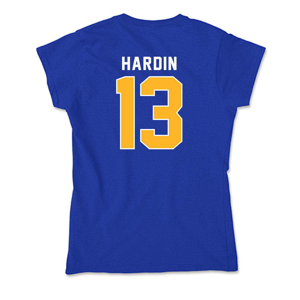 Pittsburgh - NCAA Men's Soccer : Joshua Hardin - Soft Style Women’s T-Shirt-1