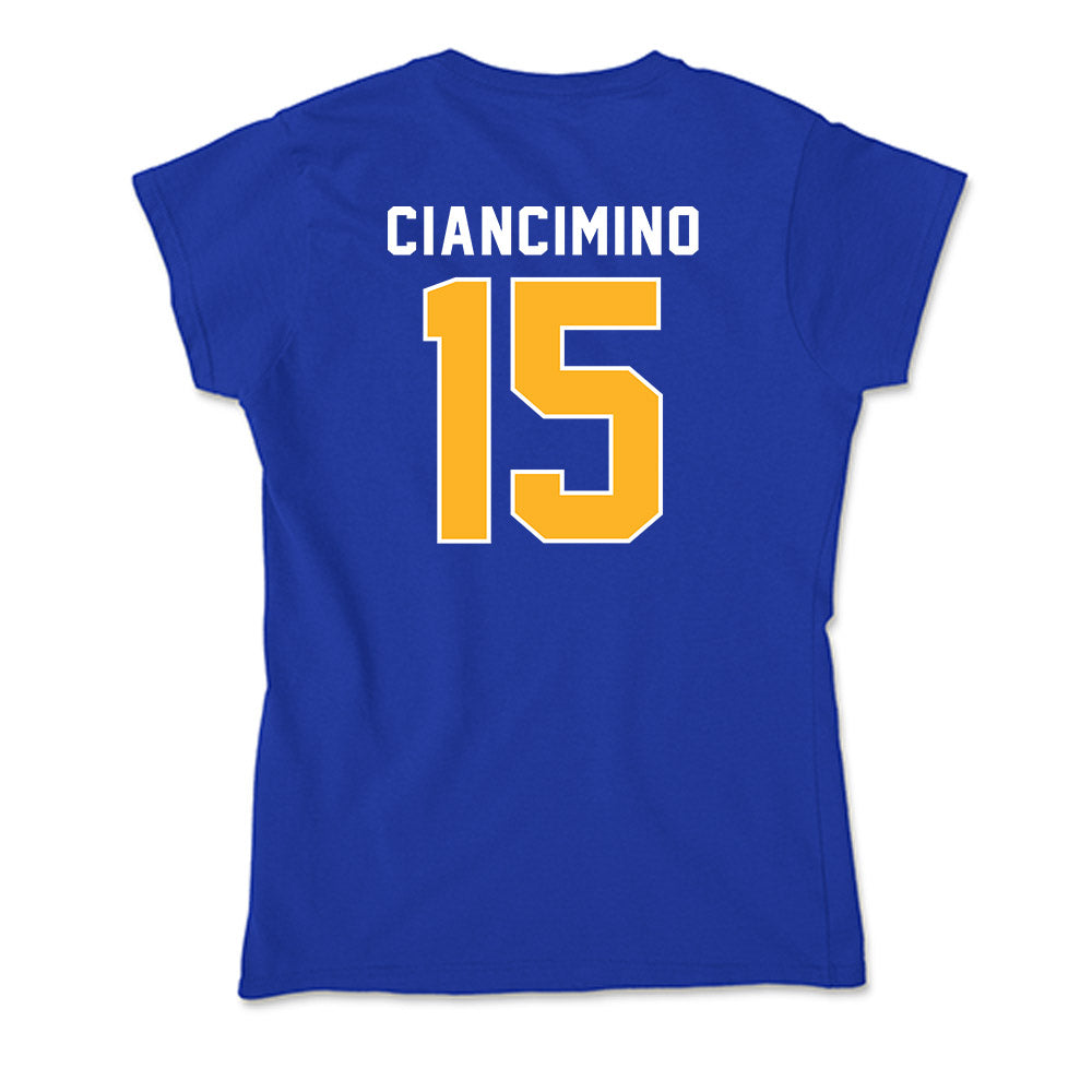 Pittsburgh - NCAA Baseball : joey ciancimino - Soft Style Women’s T-Shirt-1