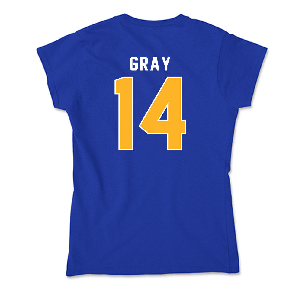 Pittsburgh - NCAA Baseball : Mikey Gray - Soft Style Women’s T-Shirt-1