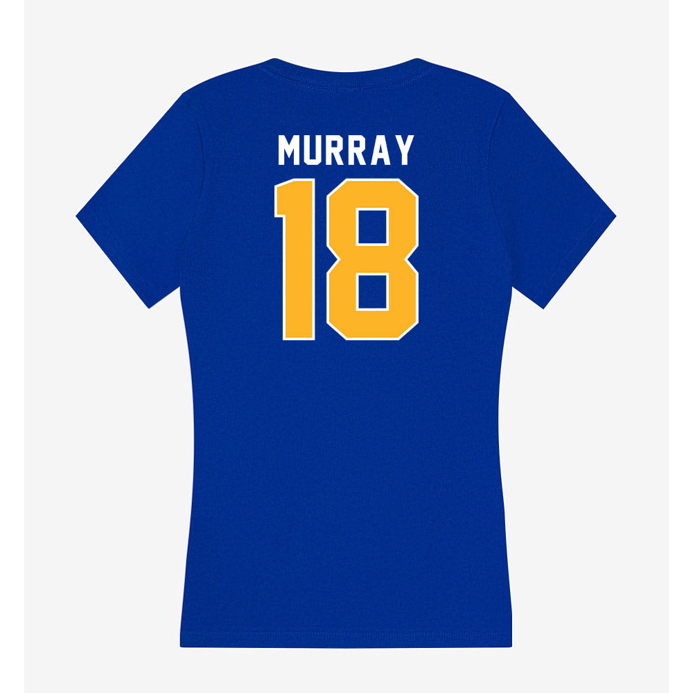Pittsburgh - NCAA Football : Rashan Murray - Women's V-Neck T-Shirt-1