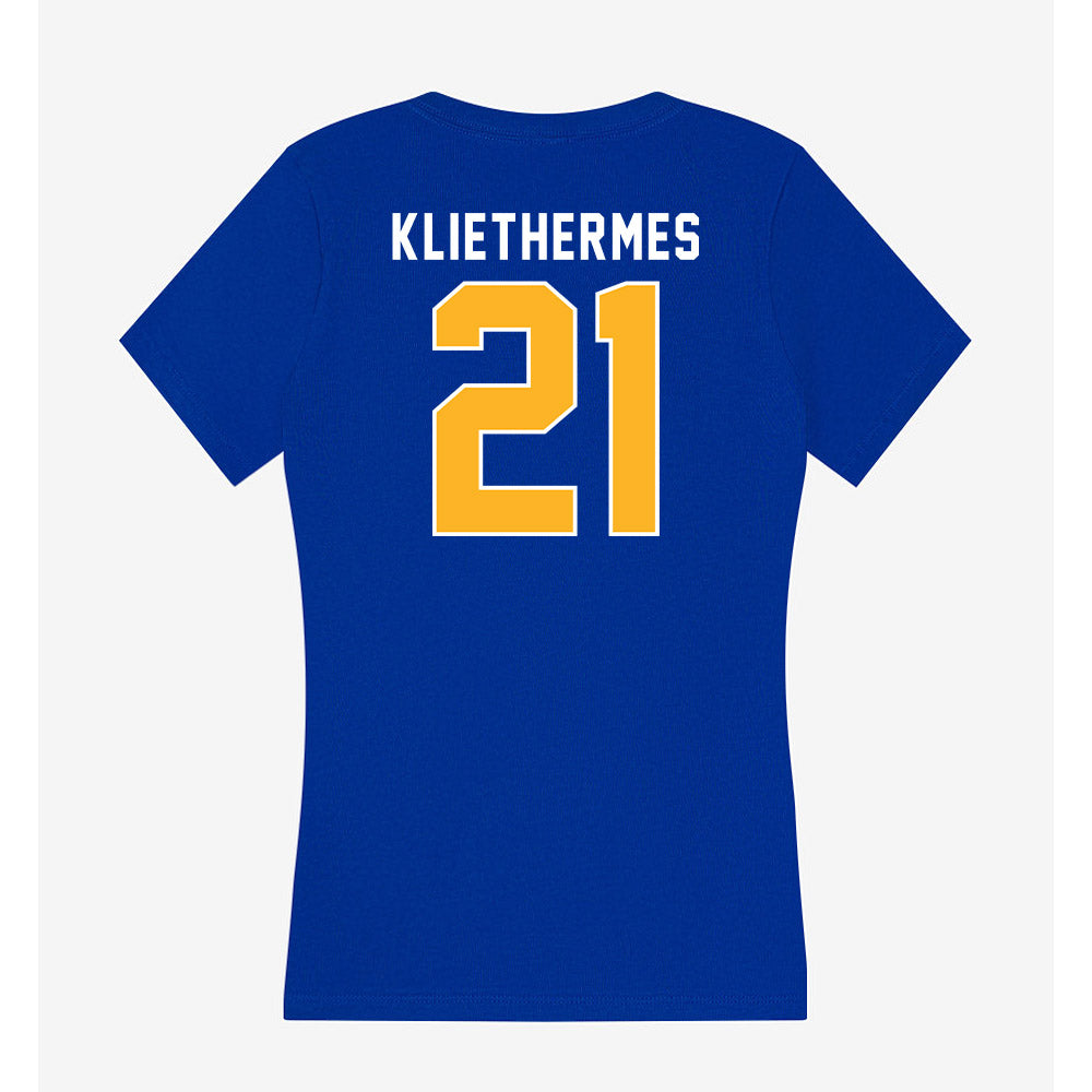 Pittsburgh - NCAA Softball : Mia Kliethermes - Women's V-Neck T-Shirt-1