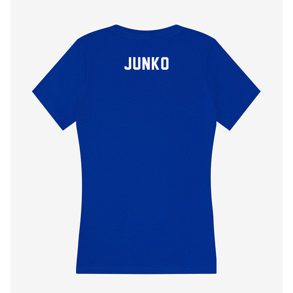 Pittsburgh - NCAA Cheerleading : Bryn Junko - Women's V-Neck T-Shirt-1