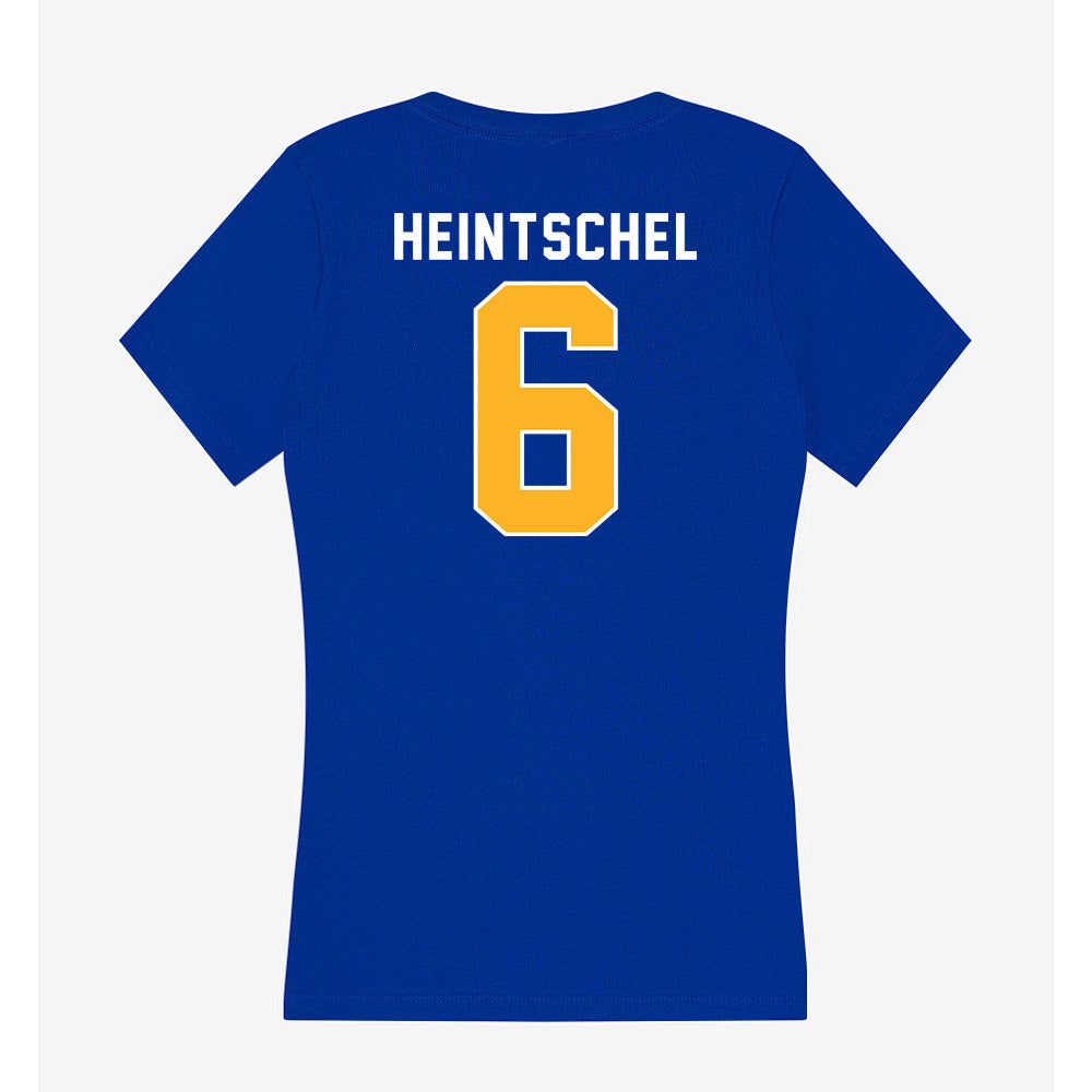 Pittsburgh - NCAA Football : Mason Heintschel - Women's V-Neck T-Shirt-1