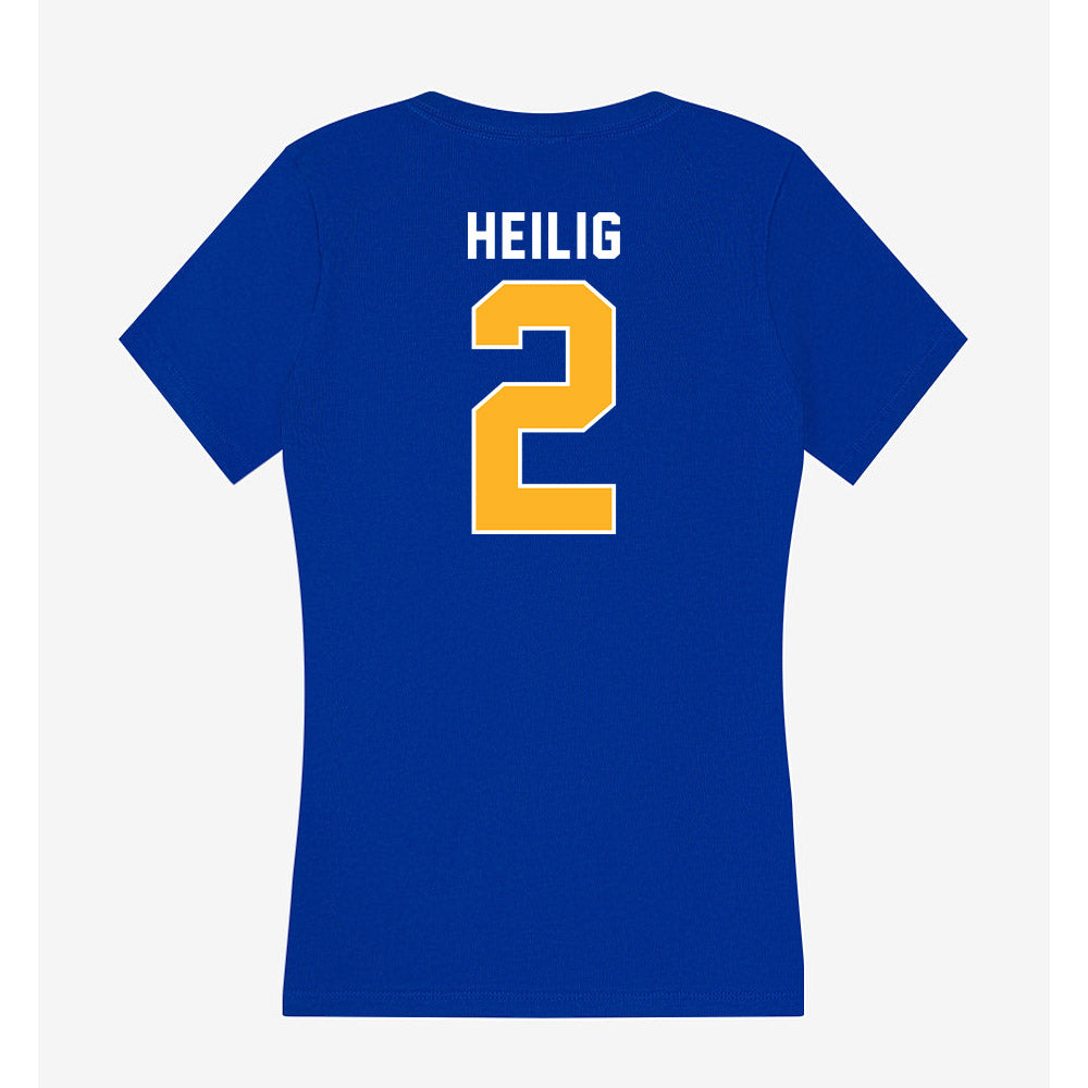 Pittsburgh - NCAA Women's Volleyball : Maaike Heilig - Women's V-Neck T-Shirt-1