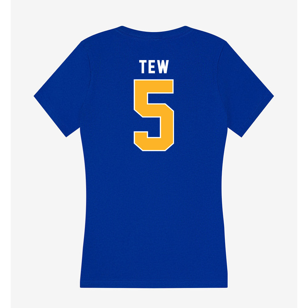 Pittsburgh - NCAA Women's Soccer : Maci Tew - Women's V-Neck T-Shirt-1