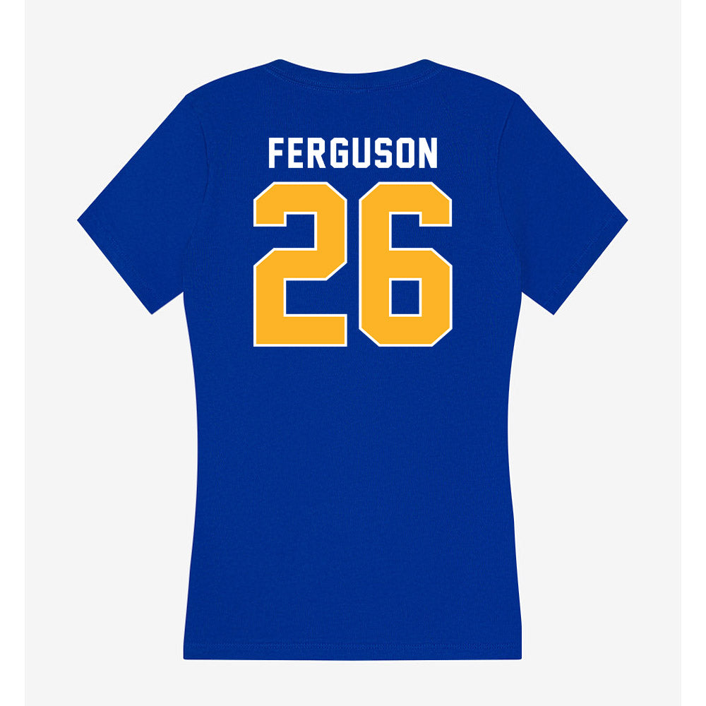 Pittsburgh - NCAA Football : Damon Ferguson - Women's V-Neck T-Shirt-1