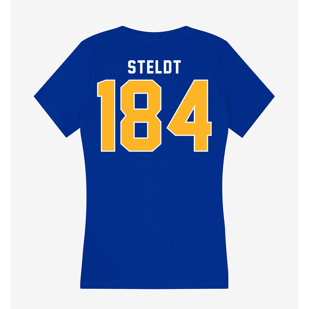 Pittsburgh - NCAA Wrestling : Tristan Steldt - Women's V-Neck T-Shirt-1