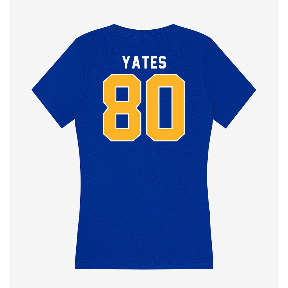Pittsburgh - NCAA Football : Bryce Yates - Women's V-Neck T-Shirt-1